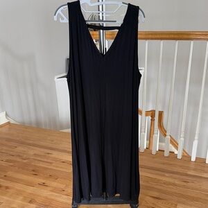 NWT Ava & Viv Black Jersey Swing Dress